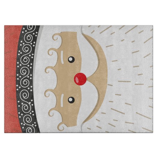 kerstman snijplank (Voorkant)