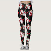 Kerstman Snowman Vrouwen Leggings (Voorkant)