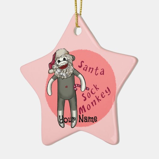 Kerstman Sock Monkey ornamenten (Links)
