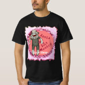 Kerstman Sock Monkey T-shirts (Voorkant)