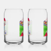 Kerstman Sodalimousineglas Blikvorm Glas (Rechts)