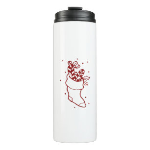 Kerstman sok thermosbeker
