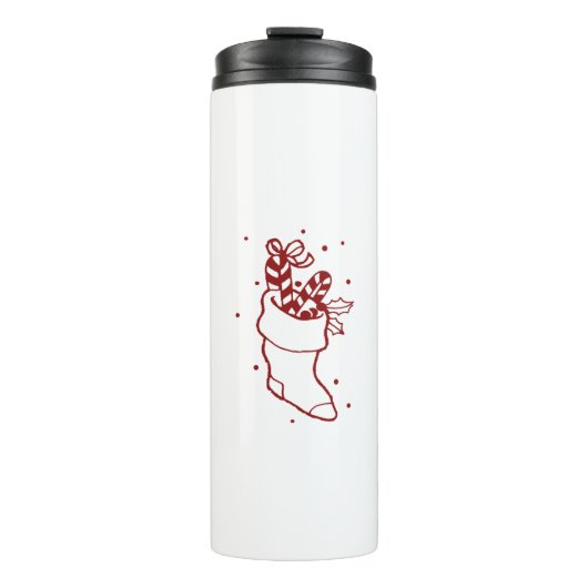 Kerstman sok thermosbeker (Voorkant)