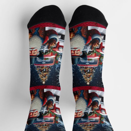 kerstman sokken (Top)