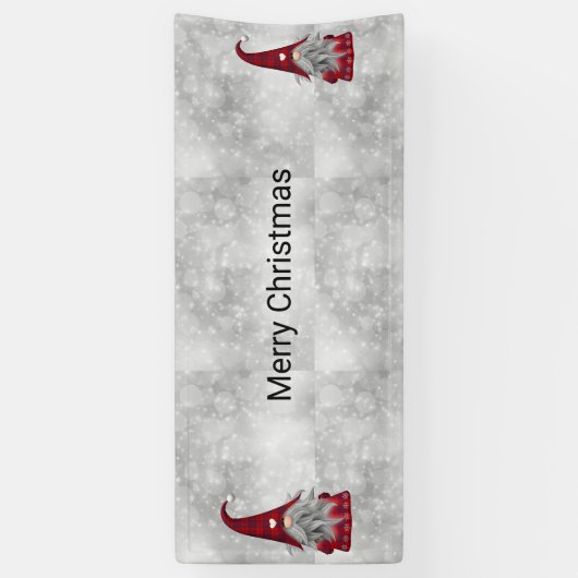 Kerstman Spandoek (Verticaal)