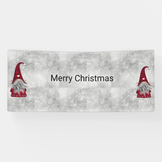 Kerstman Spandoek (Horizontaal)