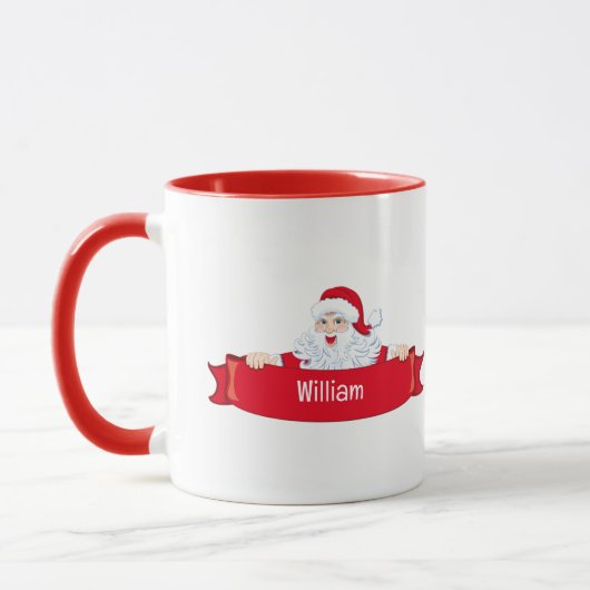 Kerstman Spandoek Kerst Combinatie Mok (Links)