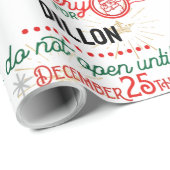 Kerstman Speciale Levering Inpakpapier (Rol Hoek)