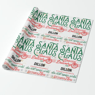 Kerstman Speciale Levering Inpakpapier