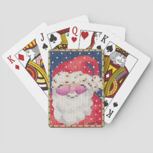 Kerstman speelkaarten