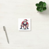 Kerstman speelt Fantasy Football Kerst Speler Post-it® Notes (Kantoor)