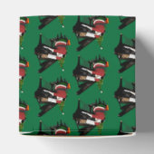 Kerstman speelt piano bedankdoosjes (Bovenkant)