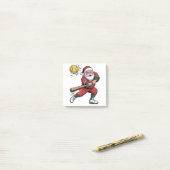 Kerstman speelt softbal Kerstspeler Sport Post-it® Notes (Op bureau)