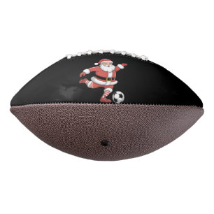 Kerstman Speelt Voetbal Kerst Sport American Football
