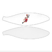 Kerstman spelen Basketbal Kerstmis Sport liefhebbe (Panelen)