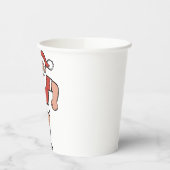 Kerstman spelen Voetbal Kerstman Sport Papieren Bekers (Links)