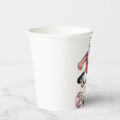 Kerstman spelen Voetbal Kerstman Sport Papieren Bekers (Rechts)