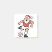 Kerstman spelen Voetbal Kerstman Sport Post-it® Notes (Voorkant)