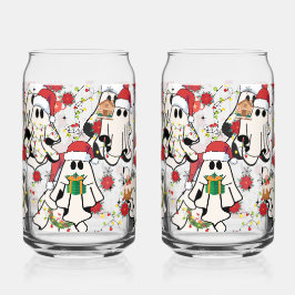 Kerstman Spook Glas Cups