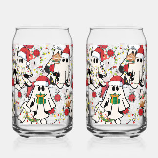 Kerstman Spook Glas Cups