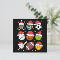 Kerstman Sport Kerst Sport Bal Speler Liefhebber