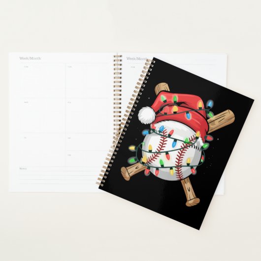 Kerstman sportieve Kerstbal speler Planner (Display)