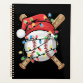 Kerstman sportieve Kerstbal speler Planner (Voorkant)