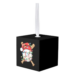 Kerstman sportieve kerstbalspeler decoratie