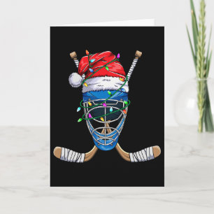Kerstman sportontwerp voor mannen jongens Kerstmis Kaart