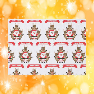 Kerstman Squad Kerst Grappig Rendier Tissuepapier