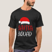 Kerstman Squad Matching Familie Kerstmis T-shirt (Voorkant)