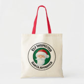 Kerstman Stamp Holiday Bag Tote Bag (Voorkant)