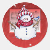 kerstman Sticker (Voorkant)