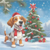 kerstman sticker (Voorkant)