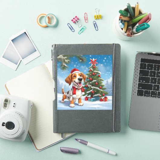 kerstman sticker (iPad Cover)