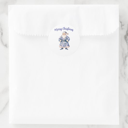 Kerstman sticker (Tas)