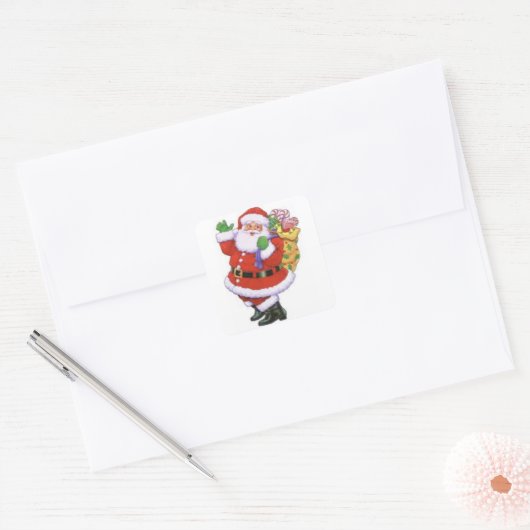 Kerstman sticker (Envelop)