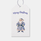 Kerstman sticker cadeaulabel (Voorkant)