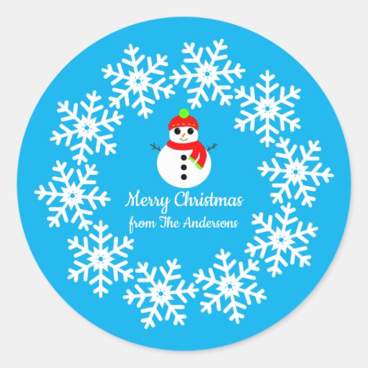 Kerstman Stickers (Voorkant)