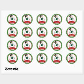 Kerstman Stickers (Vel)