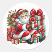 Kerstman Stickers (Voorkant)