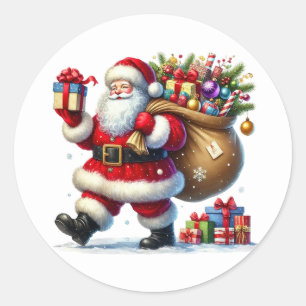Kerstman Stickers