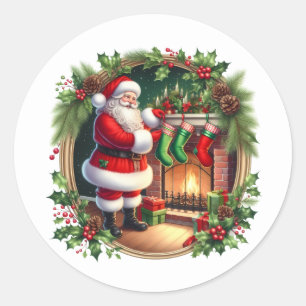 Kerstman Stickers