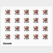 Kerstman Stickers (Vel)