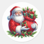 Kerstman Stickers (Voorkant)