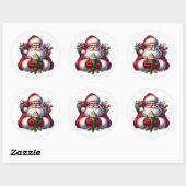 Kerstman Stickers (Vel)