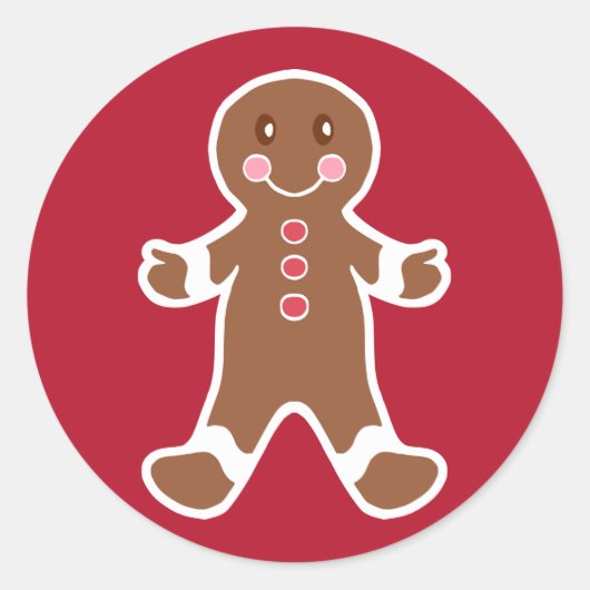 Kerstman Stickers (Voorkant)
