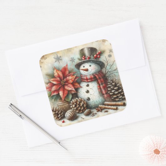 Kerstman Stickers (Envelop)