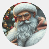 Kerstman Stickers (Voorkant)