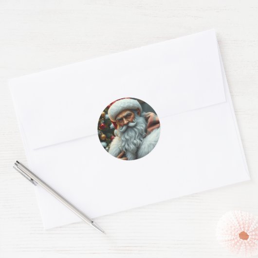 Kerstman Stickers (Envelop)